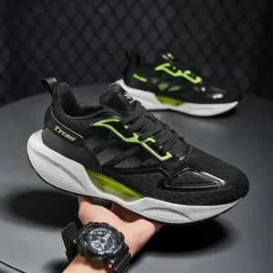 Whataoffers Men'S Casual Hollow Breathable Sneakers