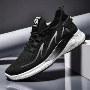 Whataoffers Men'S Fashion Breathable Lightweight Mesh Sneakers