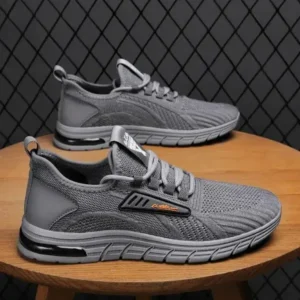 Whataoffers Men'S Casual Mesh Breathable Soft Sole Lightweight Sneakers