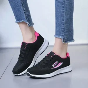 Whataoffers Women Fashion Breathable Sneakers