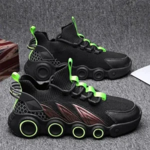 Whataoffers Men Casual Breathable Deodorant Mesh Sports Shoes