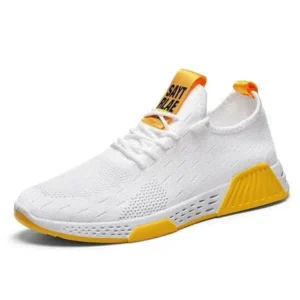 Whataoffers Men Casual Mesh Breathable Sneakers