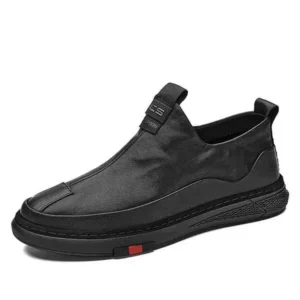 Whataoffers Men Fashion Non-Slip Pu Shoes