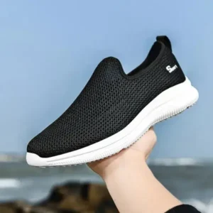 Whataoffers Men Fashion Mesh Lightweight Sneakers