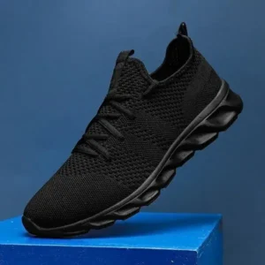 Whataoffers Men Casual Plus Size Mesh Sneakers