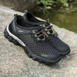 Whataoffers Men Casual Breathable Mesh Outdoor Sports Shoes