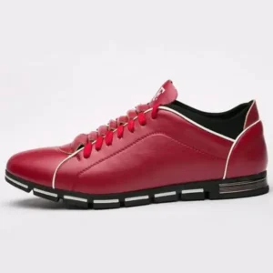 Whataoffers Wholesale Size: 6.5-12 Men'S Fashion Round Toe Low Top PU Shoes