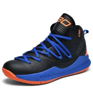 Whataoffers Men Casual High Top Breathable Basketball