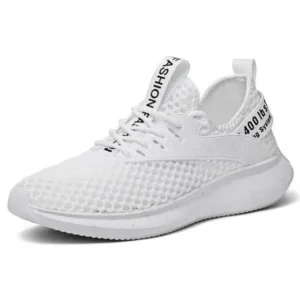 Whataoffers Men Fashion Mesh Hollow Breathable Sneakers