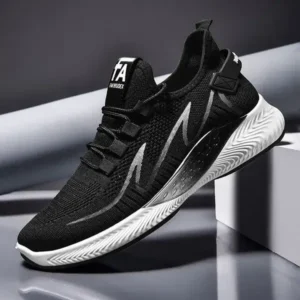 Whataoffers Men Fashion Breathable Lightweight Sneakers