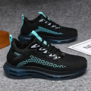 Whataoffers Men'S Fashion Thick Sole Breathable Jelly Sole Sneakers