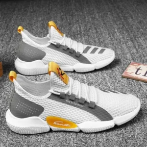 Whataoffers Men'S Casual Breathable Color Matching Lightweight Sports Shoes