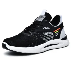 Whataoffers Men'S Casual Breathable Color Block Low Top Sneakers