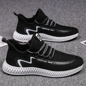 Whataoffers Men'S Casual Mesh Breathable Low Top Sneakers