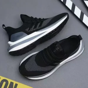 Whataoffers Men'S Casual Breathable Mesh Lightweight Sneakers