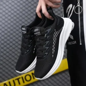 Whataoffers Men'S Fashion Color Matching Breathable Running Sneakers