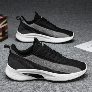 Whataoffers Men'S Casual Breathable Lightweight Color Block Sneakers