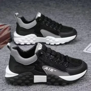 Whataoffers Men'S Fashion Breathable Platform Sneakers