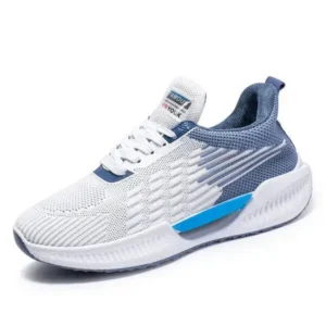 Whataoffers Men'S Fashion Hollow Color Matching Breathable Running Sneakers