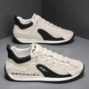 Whataoffers Men'S Casual Lightweight Color Matching Breathable Sneakers