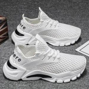 Whataoffers Men'S Casual Hollow Breathable Lightweight Sneakers