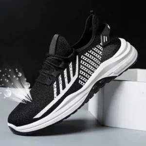 Whataoffers Men Casual Breathable Lightweight Running Sneakers