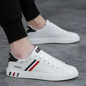 Whataoffers Men Casual Color Matching Breathable Sneakers