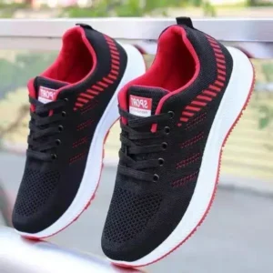 Whataoffers Men Fashion Breathable Mesh Lightweight Sneakers