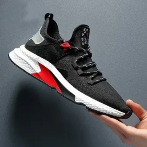 Whataoffers Men'S Fashion Breathable Mesh Sneakers