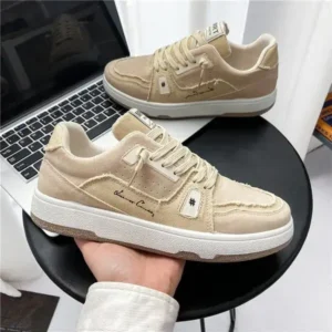 Whataoffers Men'S Fashion Color Matching Breathable Sneakers