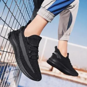 Whataoffers Men Casual Lightweight Breathable Mesh Sneakers