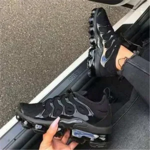 Whataoffers Women Solid Color Lace-Up Sports Shoes