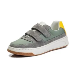 Whataoffers Women Casual Colorblock Platform Velcro Sneakers