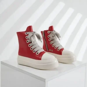 Whataoffers Women Personalized Plus Size Platform High Top Shoes